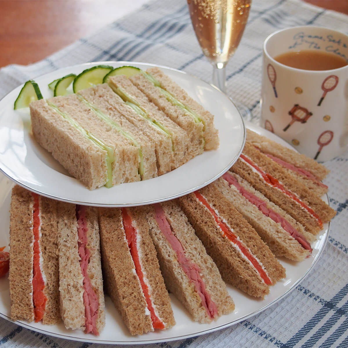 Sandwich with Tea